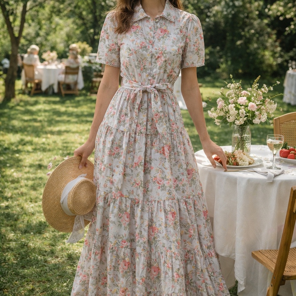Jessakae “Spring Sonata” Floral Maxi Dress